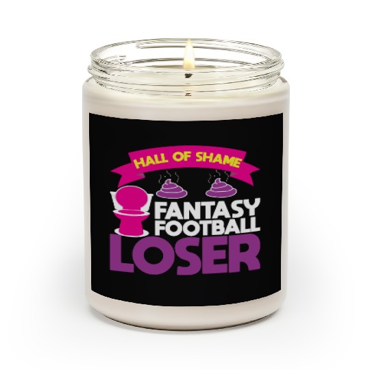 Fantasy Football Loser Poop Funny Scented Candles