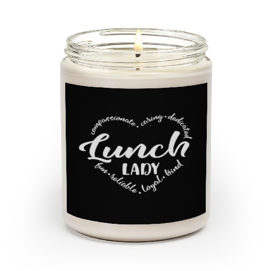 Lunch lady, Cafeteria, lunchlady worker Scented Candles