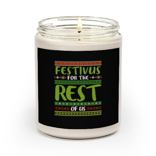 Christmas Gift Festivus For The Rest Of Us Scented Candles