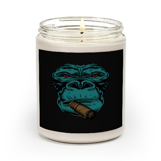 Smoking Gorilla Scented Candles