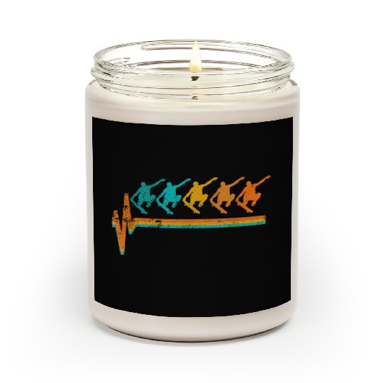 Skateboard Design For Skater lover Scented Candles