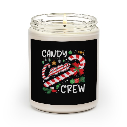 Candy Canes Crew Christmas Matching Group Xmas Scented Candles