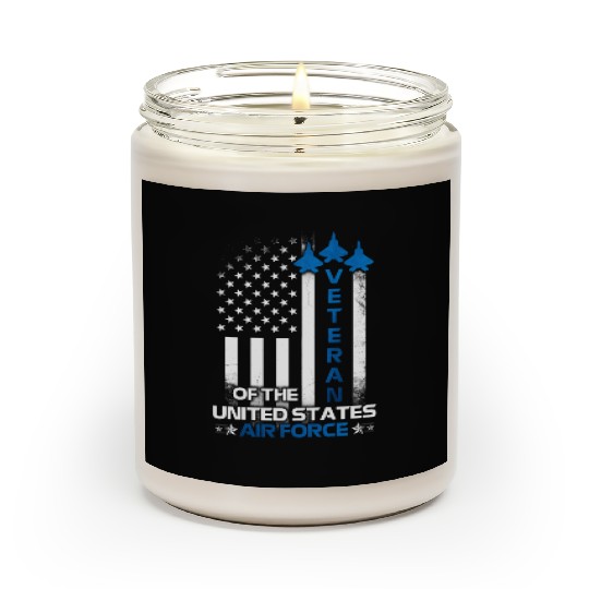 Veteran Air Force Proud Army Veterans Day Scented Candles