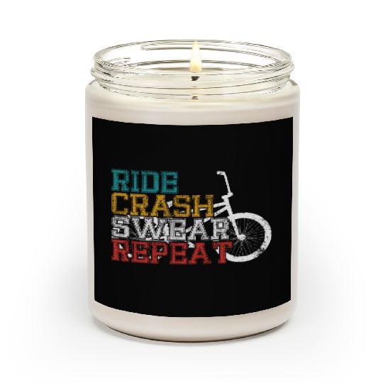 Ride crash swear repeat Scented Candles