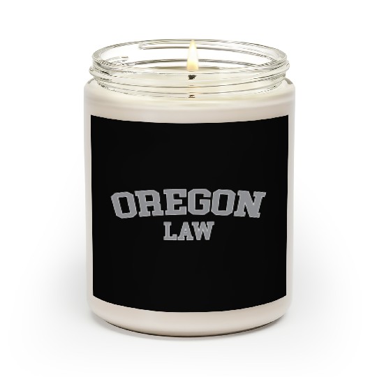Oregon Lawyer Attorney Bar Graduate School Law Gif Scented Candles