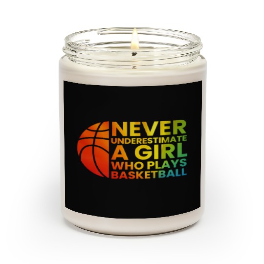 Basketball Girl Underestimate Scented Candles
