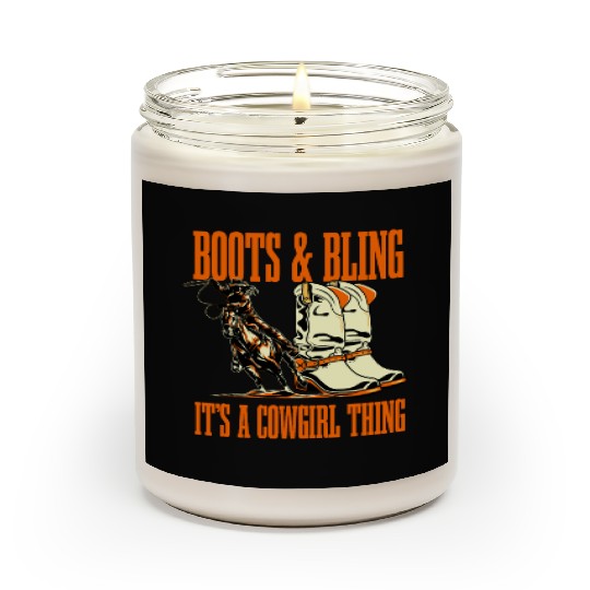 Rodeo Cowgirl Scented Candles