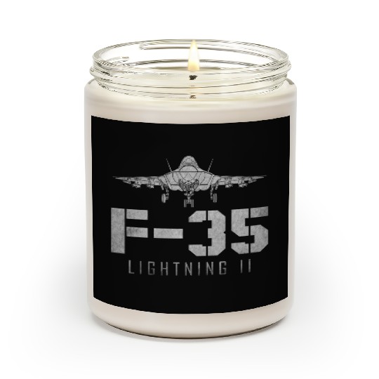 F 35 Lightning II US Airborne Fighter Pilot Scented Candles