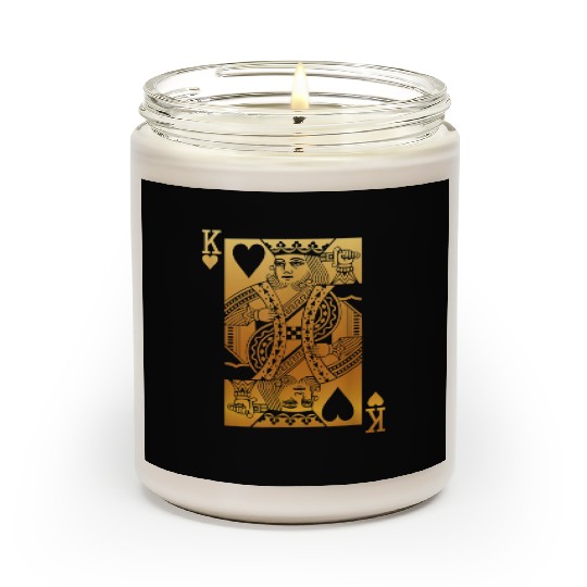 King of Hearts Card 5884 Scented Candles