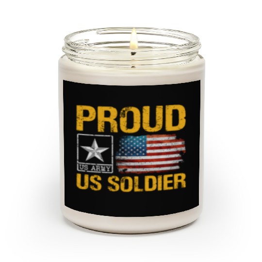 Proud Army Son Army Mom US Army Memorial Day Scented Candles