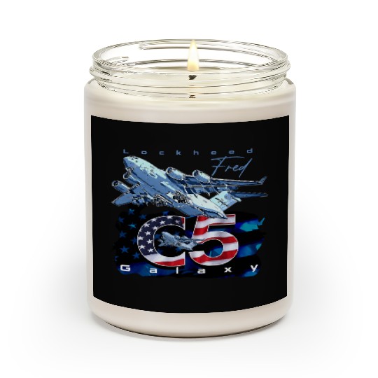 C5 Galaxy Us Air Force Aircraft Scented Candles