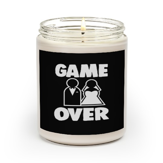 Wedding Bachelor Bachelorette Party Game Over Scented Candles
