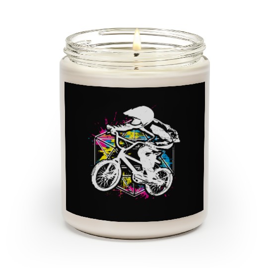 Bmx Bike Racer | Bmx Bicycle | Bmx Cyclist Scented Candles