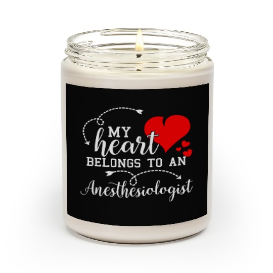 I Love My Anesthesiologist Husband Wife Gift Valen Scented Candles