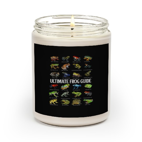 Funny Frog Lovers For Kids Ultimate Frog Guide Scented Candles