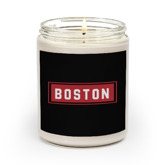 Boston Red Scented Candles