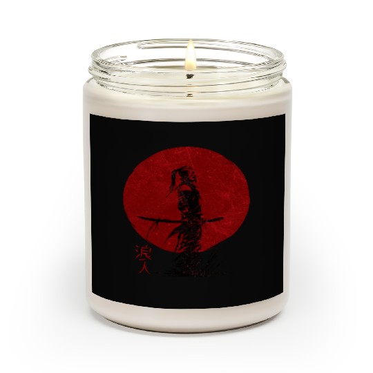 Ronin Samurai Japan Warrior Scented Candles