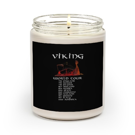 Viking World Tour Valiant Viking Warriors Scented Candles