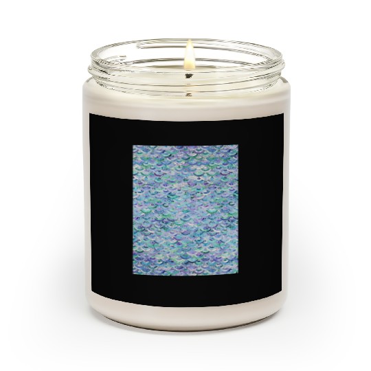 Marble Mosaic in Sapphire and Emerald Scented Candles