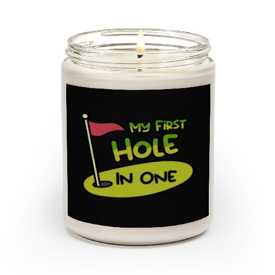 My First Hole In One Matching Dad and Son Scented Candles