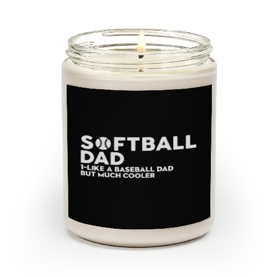 Softball Dad Scented Candles