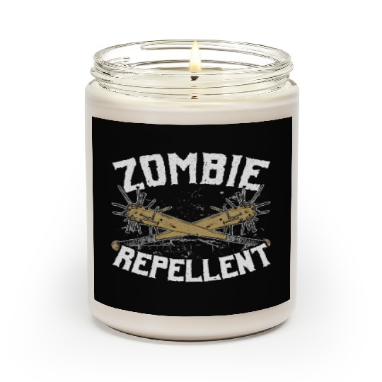 Zombie Repellent Happy Halloween Trick Or Treating Scented Candles