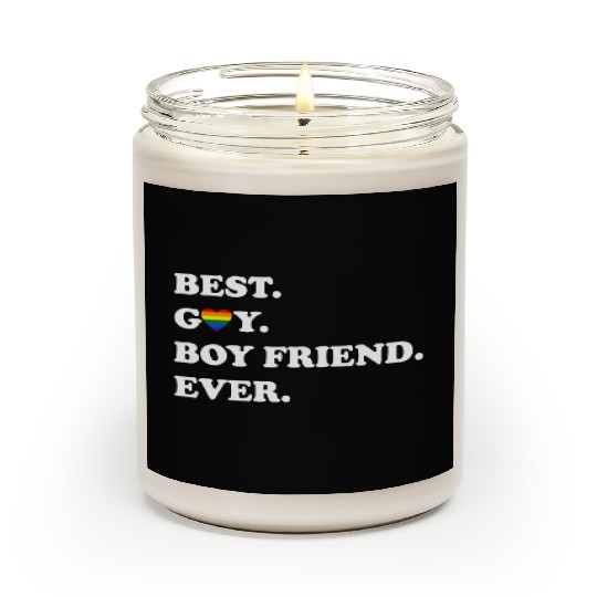 Best Gay Boyfriend Ever Scented Candles LGBTQ Gay Pride