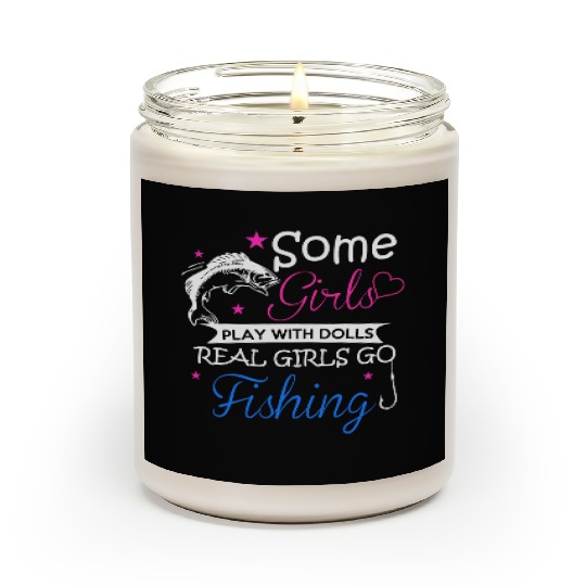 real girls go fishing in the dark Scented Candles