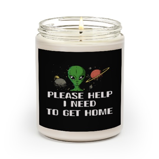 Alien Gift Extraterrestrial UFO AREA 51 Sci-fi Scented Candles