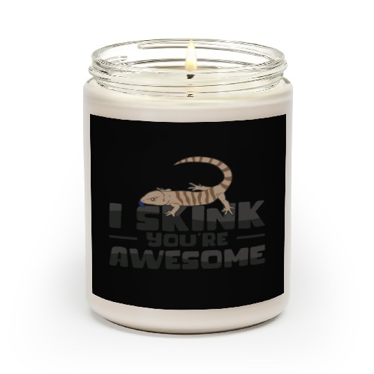 Herpetology Skink Lizard Wildlife Reptile Scented Candles