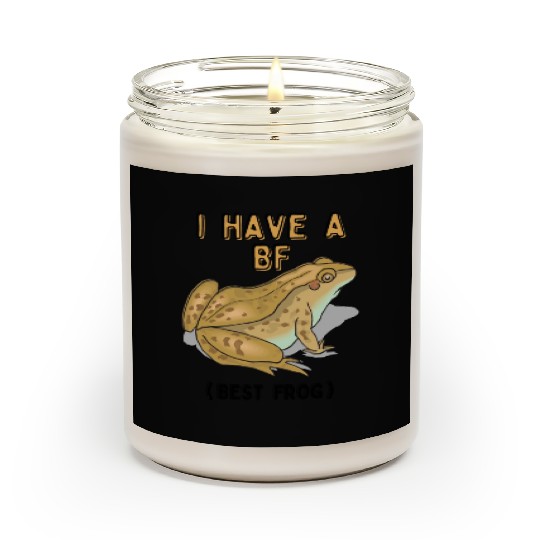 I Have BF Best Frog Scented Candles