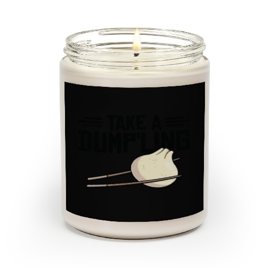 Dumpling Asian Food Chinese Food Fan Scented Candles