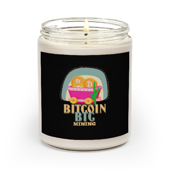 BITCOIN mining Scented Candles