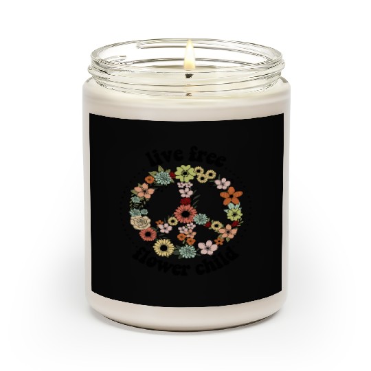 Vintage Wildflowers Sublimation Scented Candles