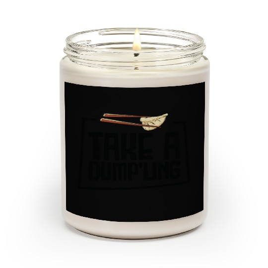 Dumpling Asian Food Chinese Food Fan Scented Candles