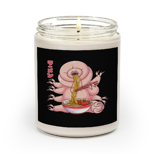 Kawaii Tardigrade Ramen Noodles Japanese Anime Noo Scented Candles