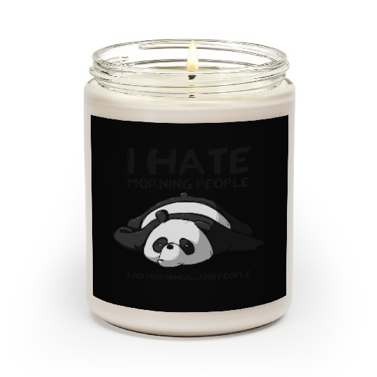 Panda morning Scented Candles