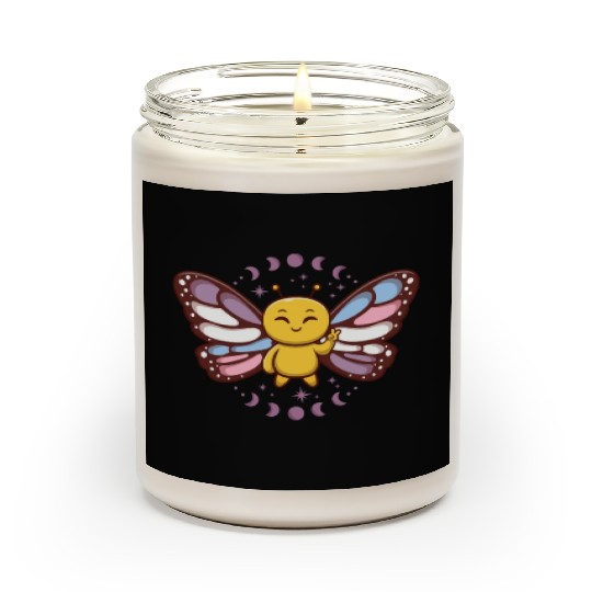 Intersex Monarch Butterfly Subtle Discreet Pride Scented Candles
