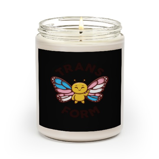 Transgender Monarch Butterfly Trans Form Kawaii Scented Candles