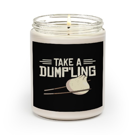Dumpling Asian Food Chinese Food Fan Scented Candles