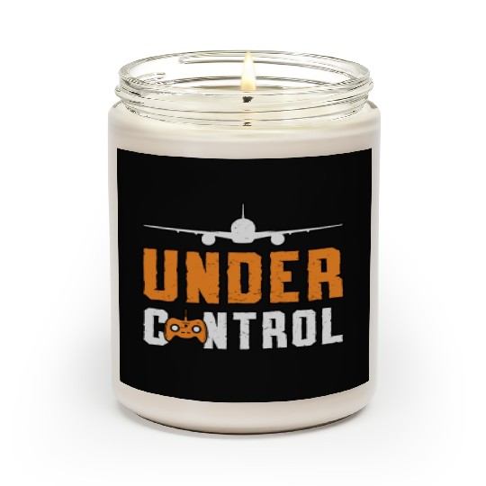 RC Plane Under Control Airplane Pilot RC Planes Scented Candles