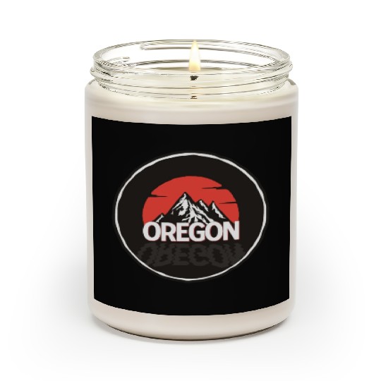 Oregon - Mountains & Sunrise Scented Candles