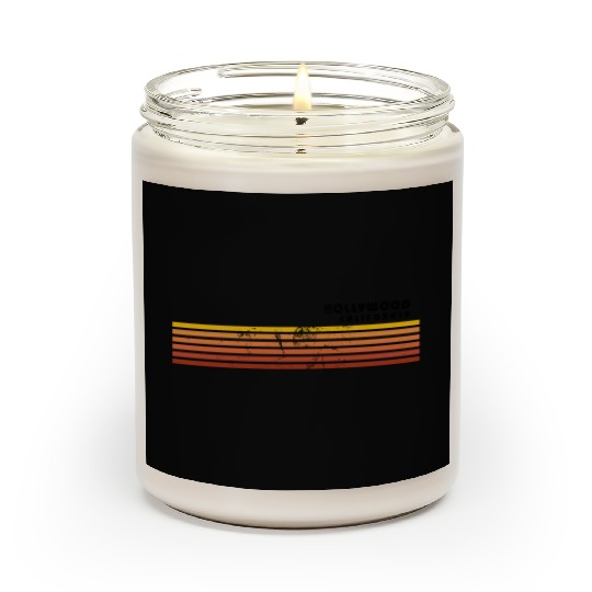 Retro Hollywood California Vintage Vacation Scented Candles