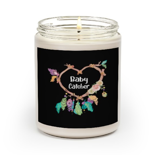 Baby Catcher Midwife Dreamcatcher Doula Scented Candles