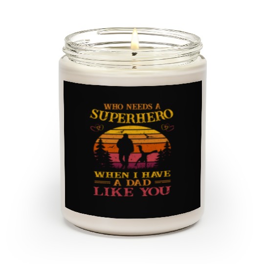 Superhero - A Dad Like You - Father's day - 2 Kids Scented Candles