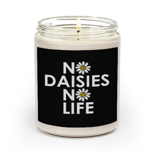 Daisy Garden Gardening Gardener Scented Candles