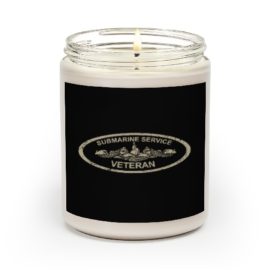 Vintage Us Navy Submarine Service Veteran T Scented Candles