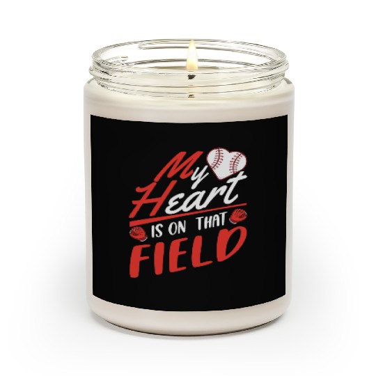Baseball Mom Son Baseball Lover Scented Candles