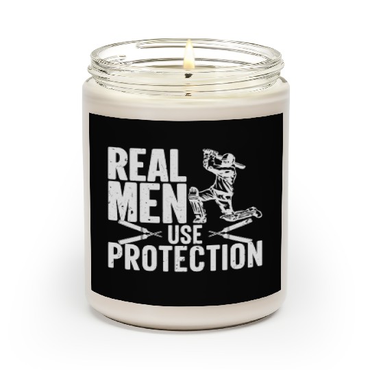 Athlete Sports Game Baseball Catcher Lifetstyle Scented Candles