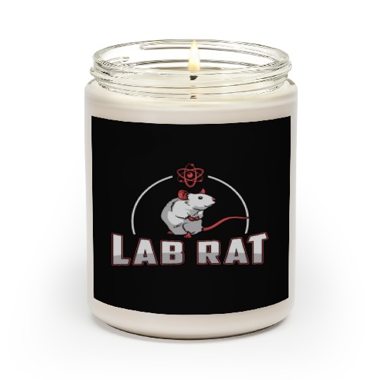 Lab Tech Lab Rat Laboratory Science Technician Scented Candles